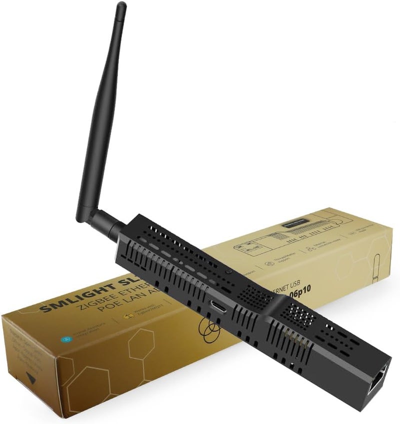 LOAMLIN SMLIGHT SLZB-06P10 – A Zigbee 3.0 to Ethernet, USB, and WiFi Adapter with PoE Support, Works with Zigbee2MQTT, Home Assistant, ZHA - Image 1